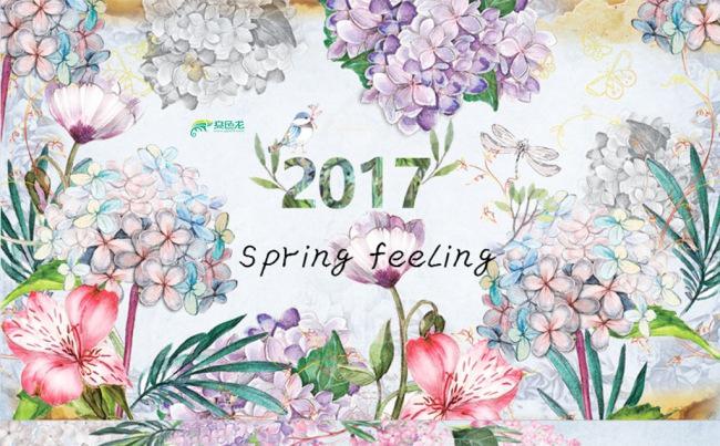 2017水彩花卉清新企业年终工作总结PPT缩略图