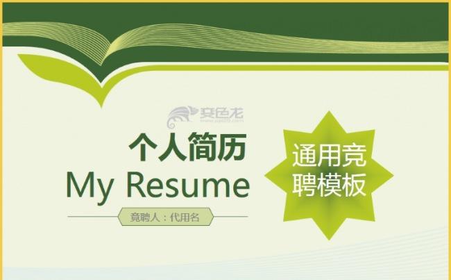 简约求职报告个人述职报告缩略图