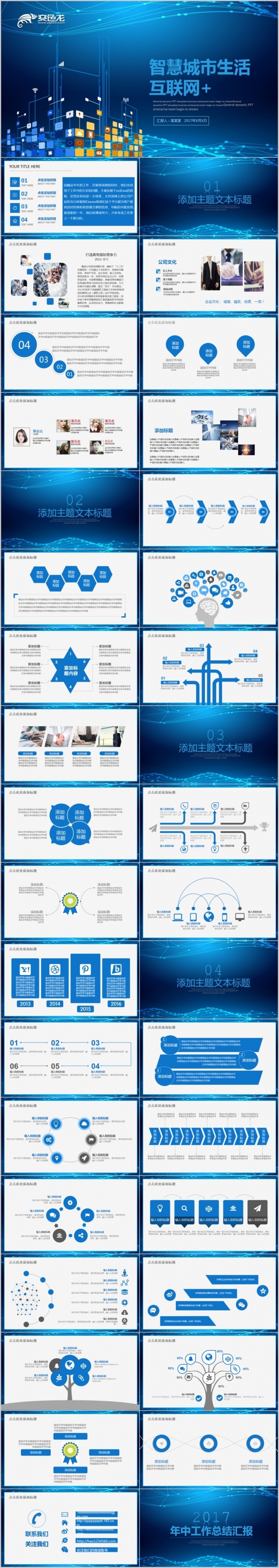 互联网+智慧城市建设规划智能产业云计算大数据2017工作计划