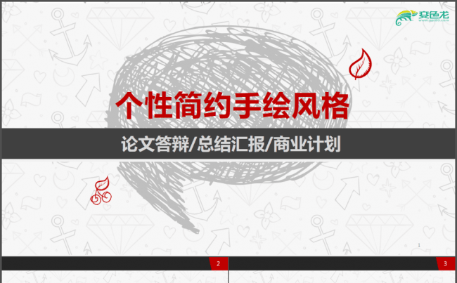 个性简约论文答辩开题报告工作总结商业计划PPT缩略图