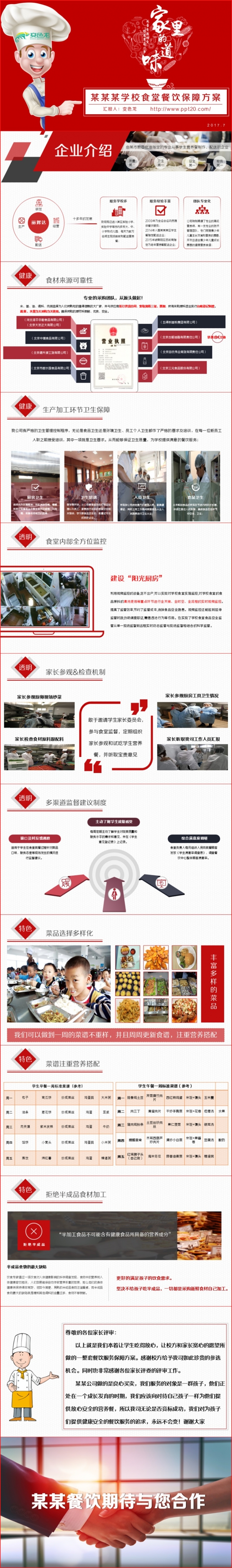 【完整架构】事业单位部队学校食堂餐饮保障竞标方案