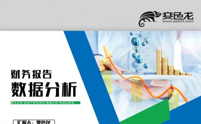 简洁财务报表数据报告财务分析2017工作计划PPT缩略图