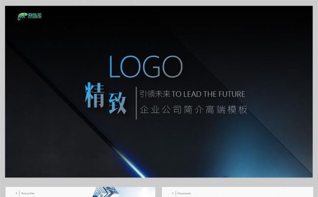 精致极简欧美企业简介宣传动态ppt	缩略图