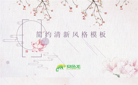 简约中国风商务汇报总结PPT模板缩略图