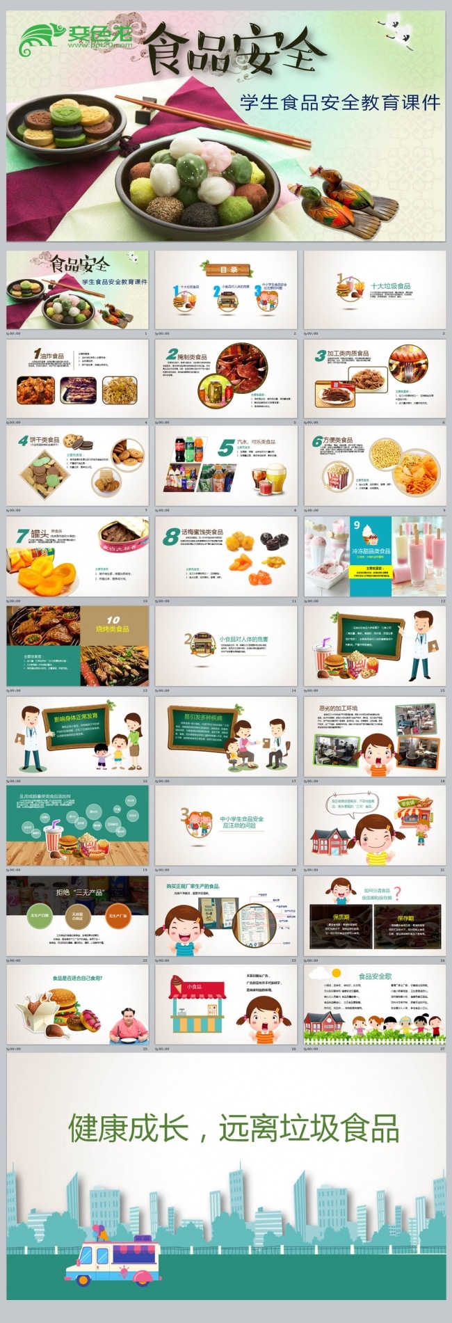 学生食品安全教育ＰＰＴ课件