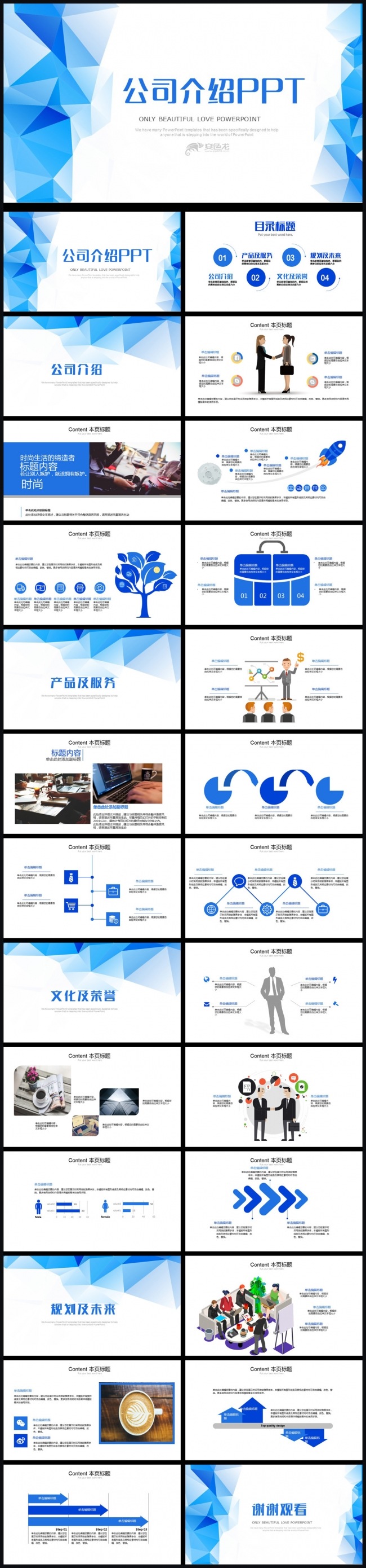 企业介绍公司简介文化宣传团队精神商务汇报ppt模板
