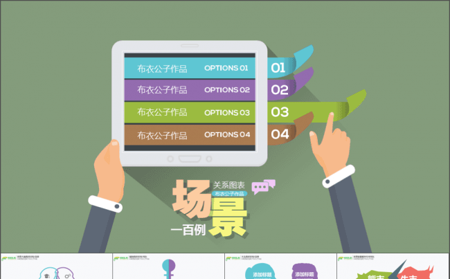 2017脑洞大开创意场景PPT图表100例缩略图