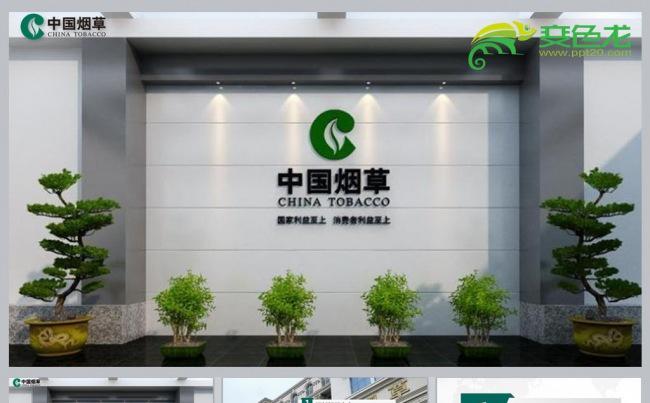 中国烟草PPT模板缩略图