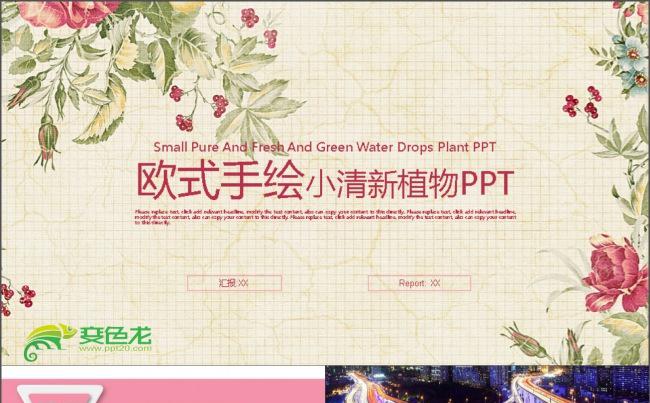 欧式小清新教育培训PPT缩略图