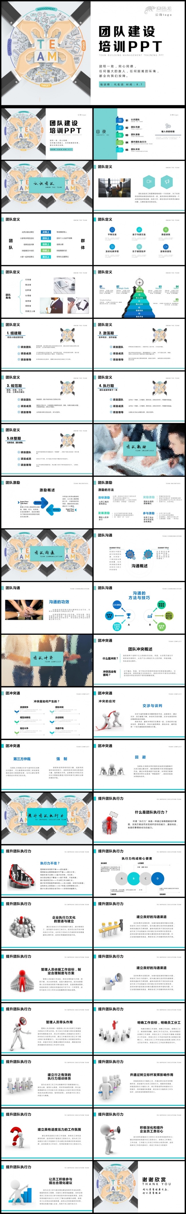 团队建设和管理培训新员工入职培训PPT模板