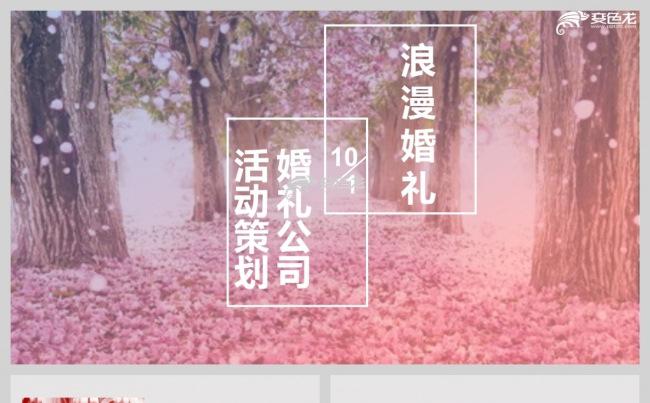 爱情浪漫婚礼策划婚礼现场演示PPT模板缩略图