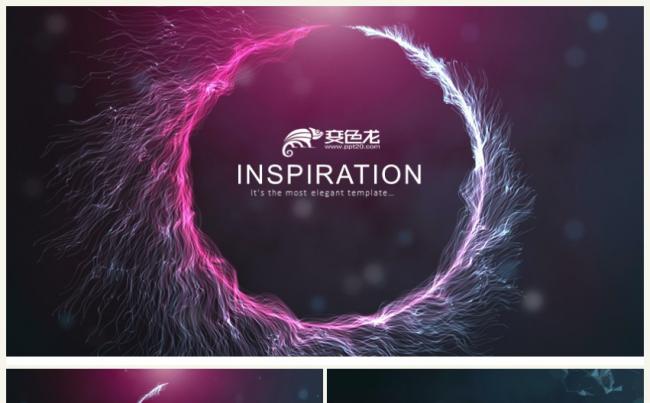 大气宇宙星空全动态动画科技动态配乐技术生物未来神秘PPT模版缩略图