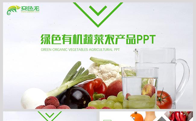 2017绿色有机蔬菜农产品PPT缩略图