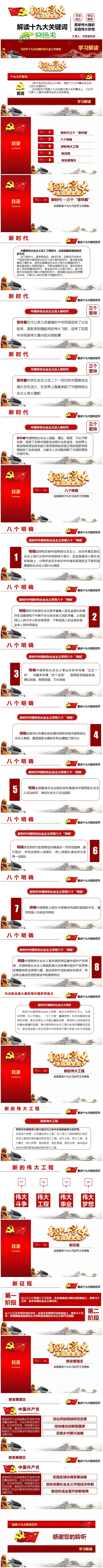 十九大报告关键词全面解读PPT课件
