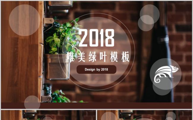 唯美植物演讲课件工作总结PPT模版缩略图