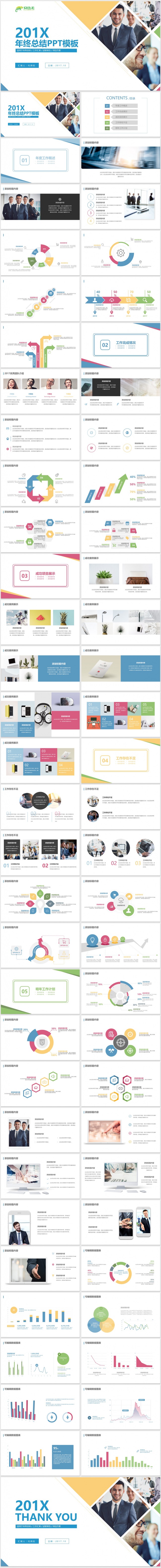 【dai】年终工作总结工作汇报2018工作计划PPT模板