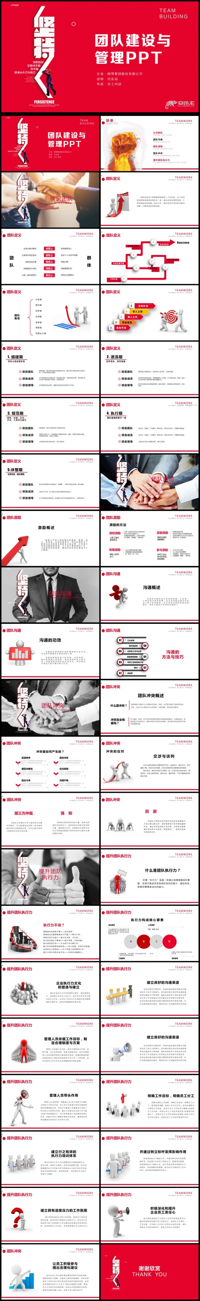 团队建设与管理通用PPT动态模板
