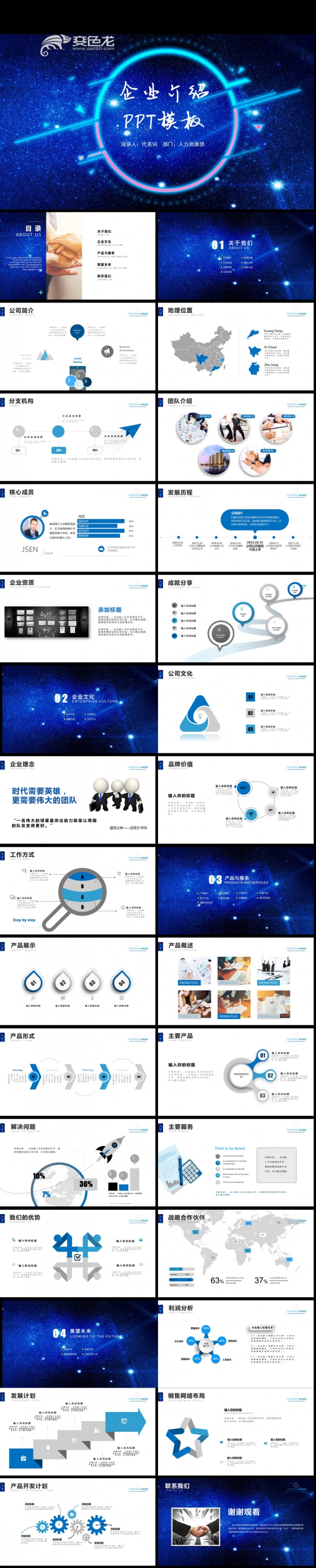 2018年企业宣传企业简介公司简介PPT模板