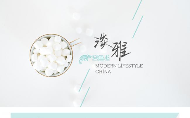 【狂人作品】创意淡雅清新ppt模板缩略图