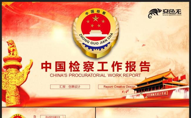 【检察】中国检察院 检察机关 案件分析工作报告计划总结PPT缩略图