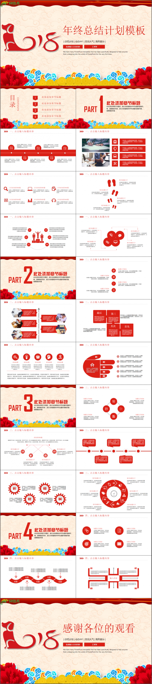 年终总结汇报计划总结模板通用商务模板架构完整商务汇报模板
