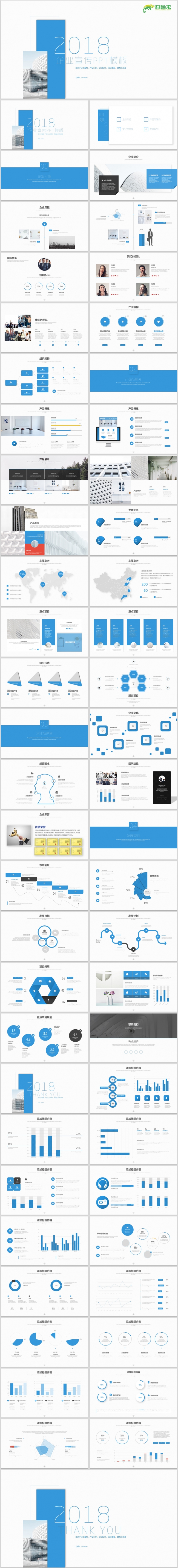 高端商务风公司介绍企业文化品牌简介企业宣传公司简介2018