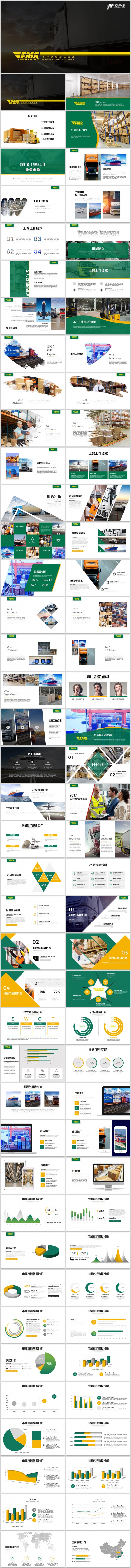 邮政速递EMS邮政快递物流工作总结年终总结2018新年计划