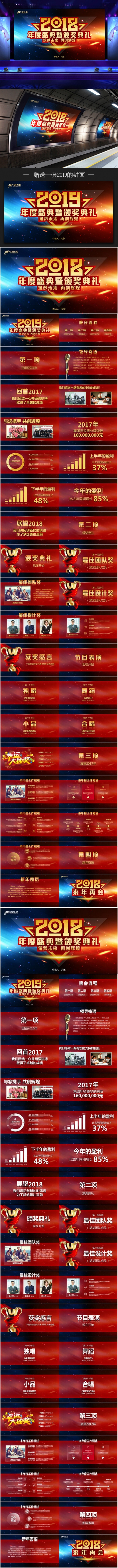 【大东】大气创意2018年会年度盛典颁奖典礼模板