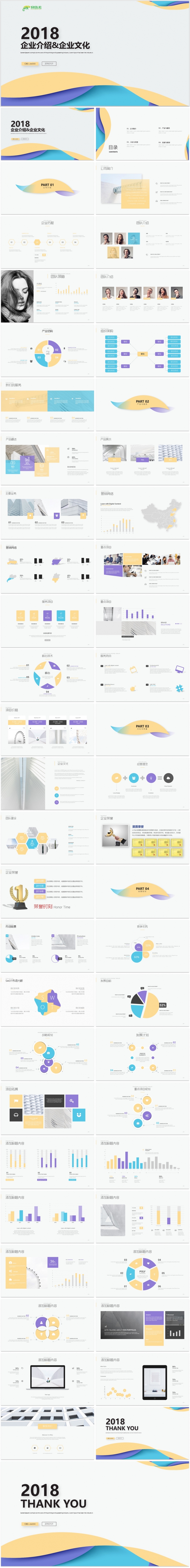 工作总结计划公司简介培训课件互联网科技企业文化2018