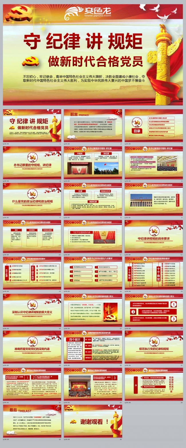 讲纪律讲规矩做新时代合格党员