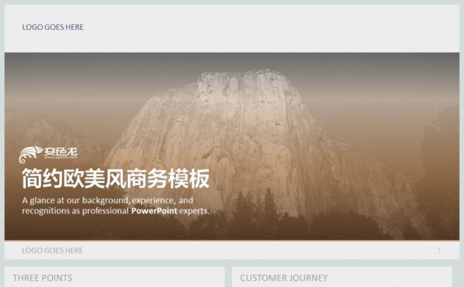 简约欧美风商务企划PPT动态模板缩略图