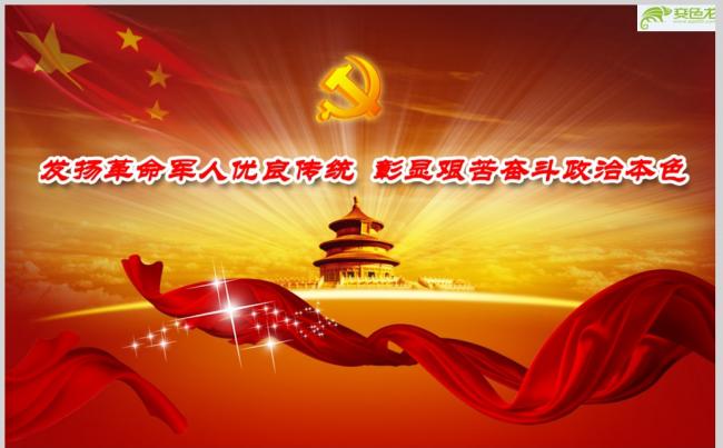 党课ppt课件：发扬革命优良传统模版ppt通用模板缩略图