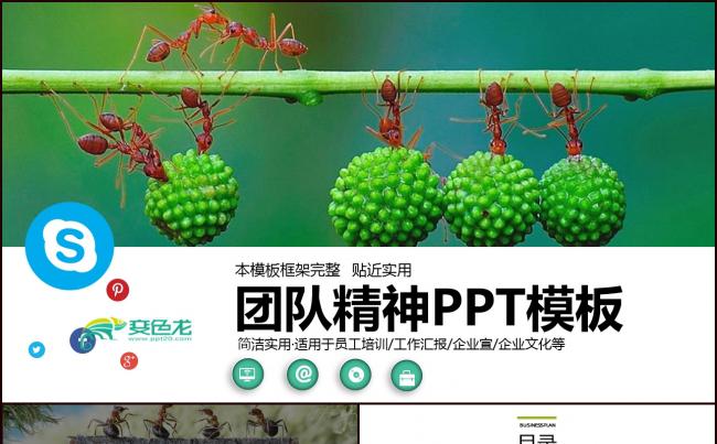 企业团队文化建设团队管理教育培训PPT素材 下载缩略图