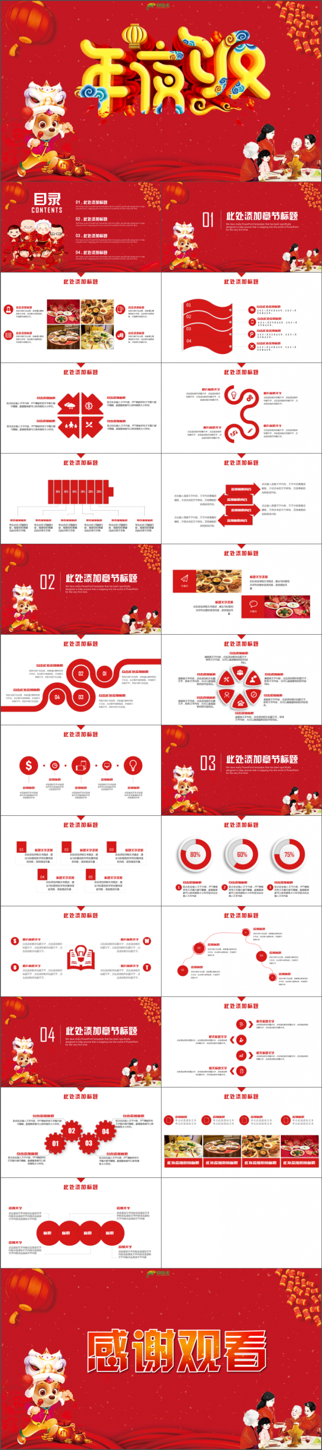 【晚会策划】沉稳动感年晚会活动策划2018工作计划PPT