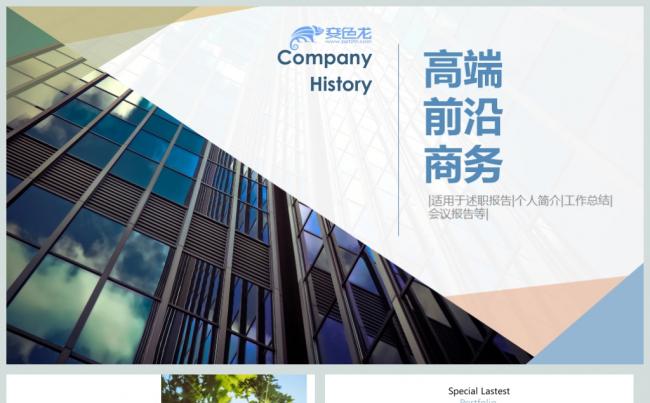高端大气企业文化公司介绍PPT动态模板缩略图