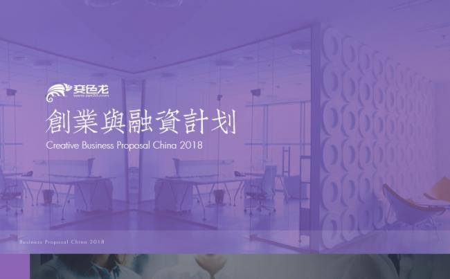 大气简约公司创业融资商业计划书PPT模版缩略图