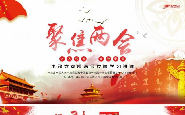 2018年全国两会党课学习缩略图