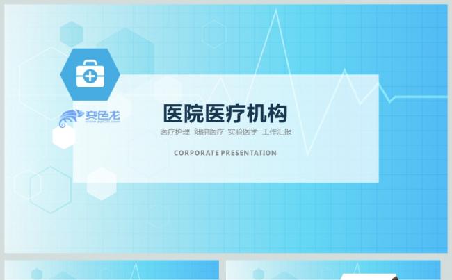 简约医院医疗工作总结汇报PPT动态模板缩略图