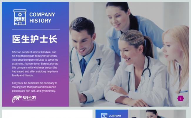 医生护士长工作总结汇报PPT动态模板缩略图