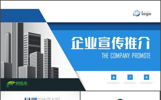稳重大气企业介绍公司介绍公司简介企业简介产品推广营销计划书缩略图