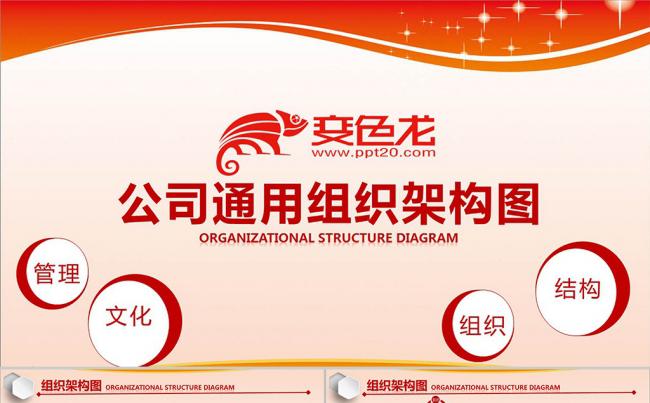 企业公司通用组织机构图组织架构图团队管理文化建设PPT模板缩略图