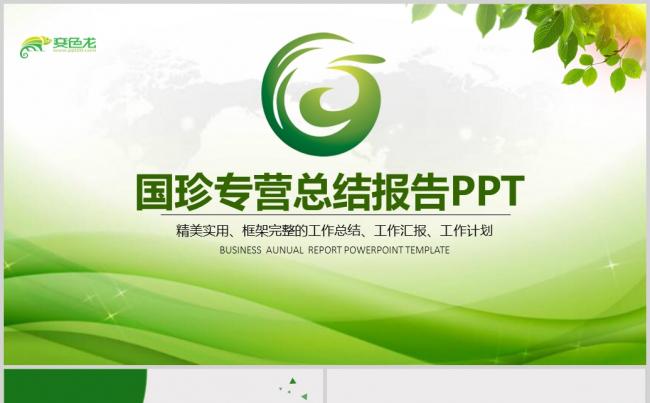  新时代健康产业国珍专营ppt缩略图