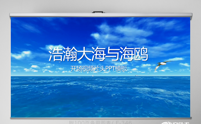 开场片头浩瀚大海与海鸥PPT 封含MOV 教学设计 年终总结缩略图