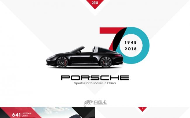 【狂人作品】保时捷汽车商业计划书ppt模板缩略图