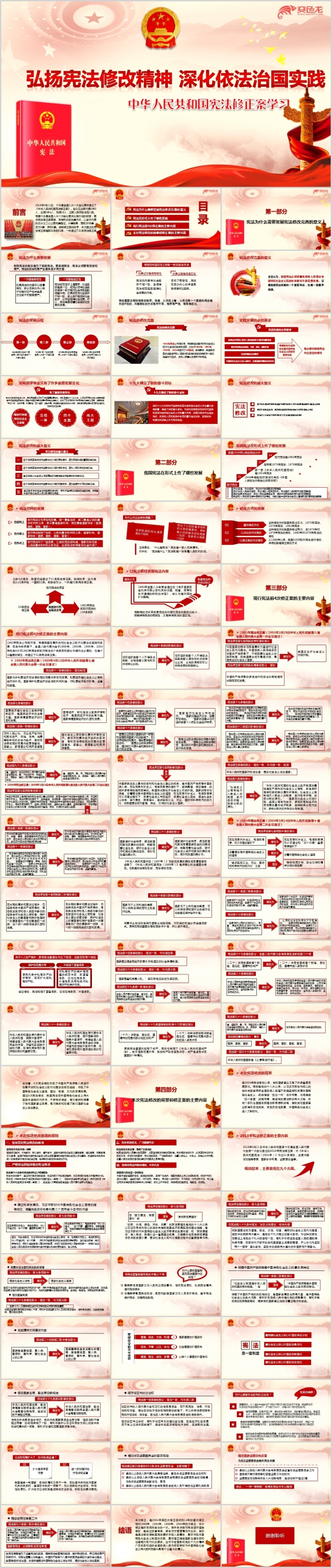 最新通过宪法修正案弘扬宪法修改精神深化依法治国实践ppt课件