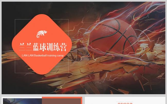 篮球学校企业简介工作总结商业计划书缩略图