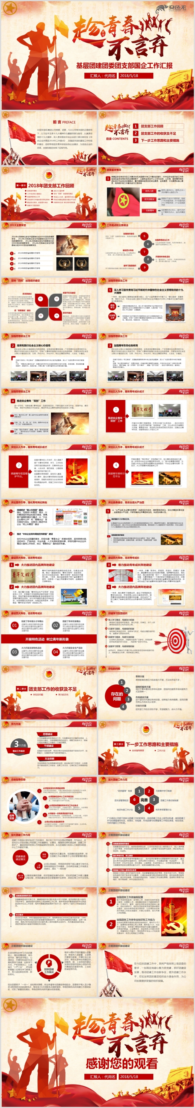 基层团委团支部国企共青团工作总结汇报