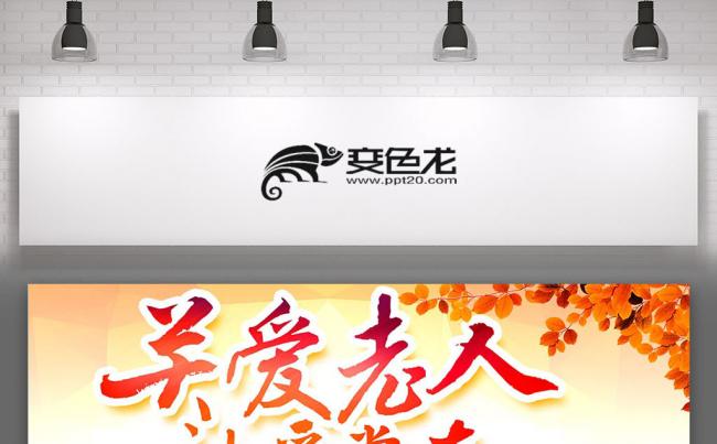 爱心公益敬老院敬老养老关爱老人重阳节通用PPT缩略图