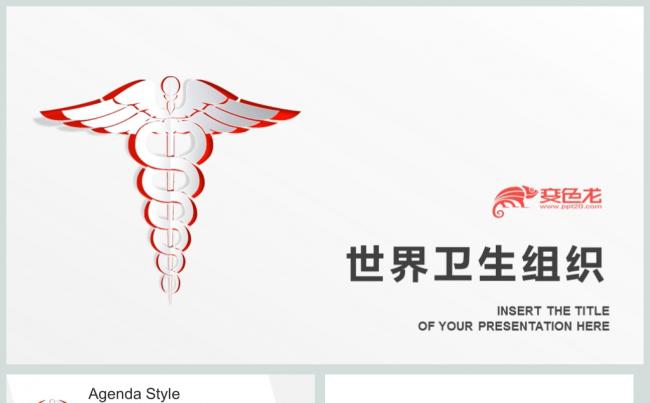 世界卫生组织公益宣传PPT模板缩略图