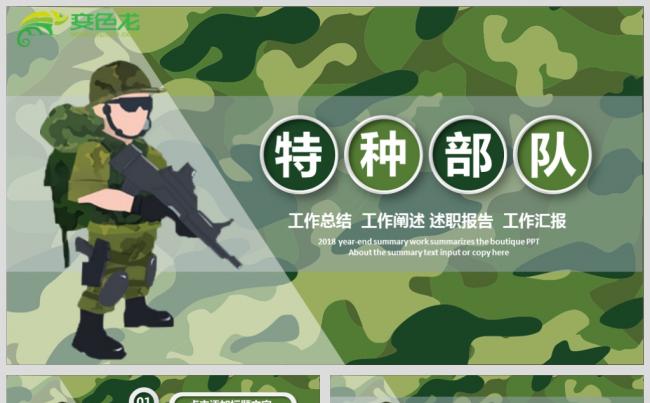 最新特种部队PPT源文件模板背景图下载缩略图